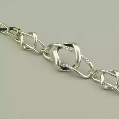 🏷️️ Браслет петля Abella Фіаніт 19 см. F-95580