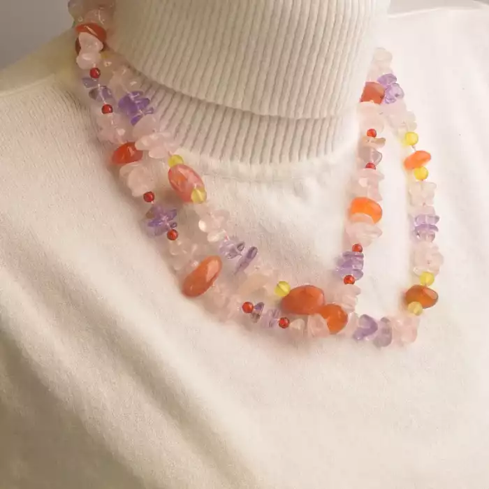 🏷️️ Намисто Самоцвіти 48 см. ss_95936