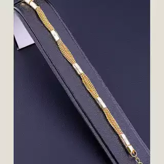 Браслет з карабіном Xuping 18 см (позолота 18к)