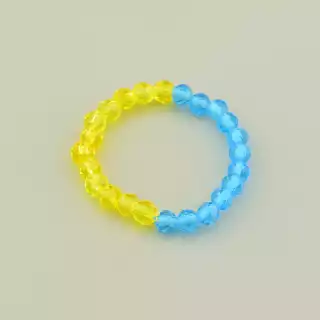 Каблучка "Шпінель" у кольорах українського прапора