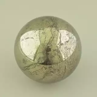 Куля пірит (68х68 мм, золотий, одиничний екземпляр)