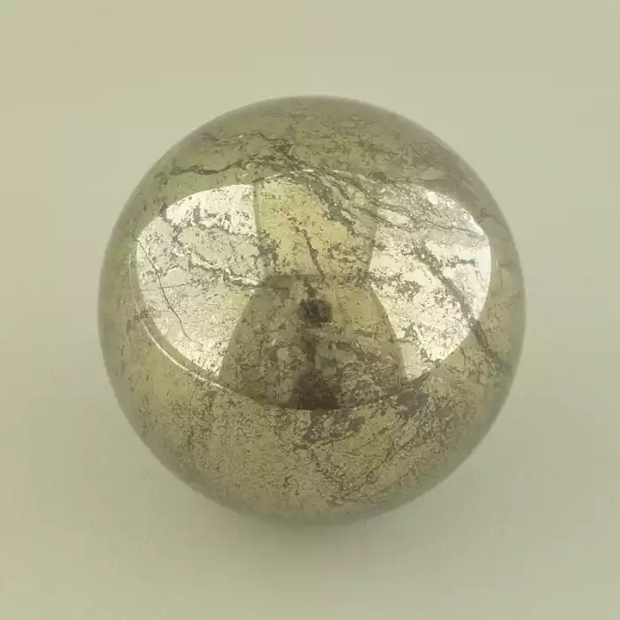 🏷️️ Куля пірит (68х68 мм, золотий, одиничний екземпляр) ss_105166
