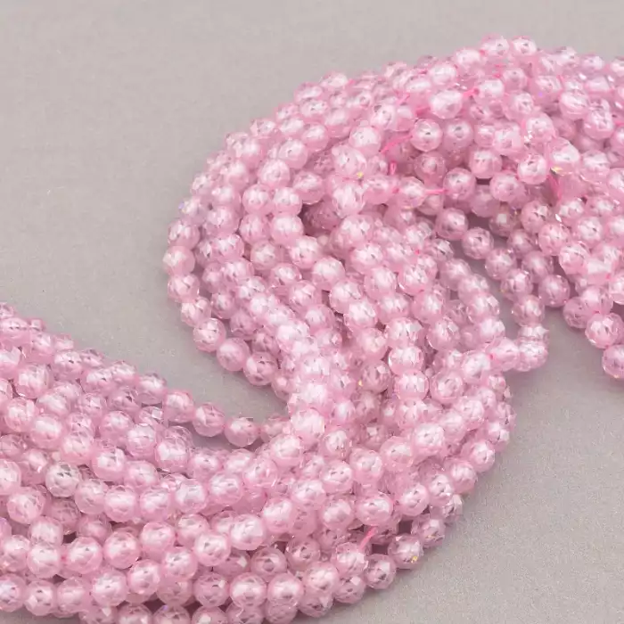 🏷️️ Нитка Циркон 39 см. 4 мм. (без замка) ss_90775