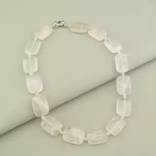 Намисто Рожевий кварц 46 см.