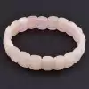 🏷️️ Браслет на резинці Рожевий кварц 19 см F-106285