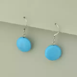 Сережки петля Бірюза