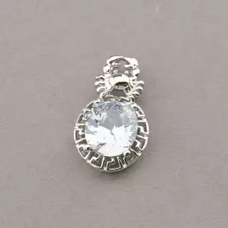 Кулон рак Xuping (родій)