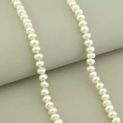 🏷️️ Намисто з перлин срібло 925 проба 55 см. F-98678