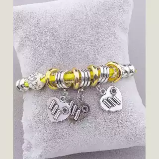 Браслет Сrystal 17 см шкірозамінник