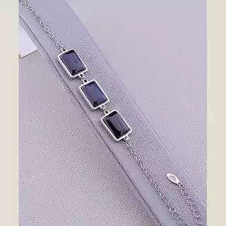 Браслет з карабіном Авантюрин 19 см