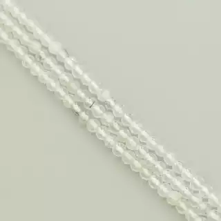 Намистини Волосатик 40 см 3,5 мм на нитці (натуральне каміння, без застібки)