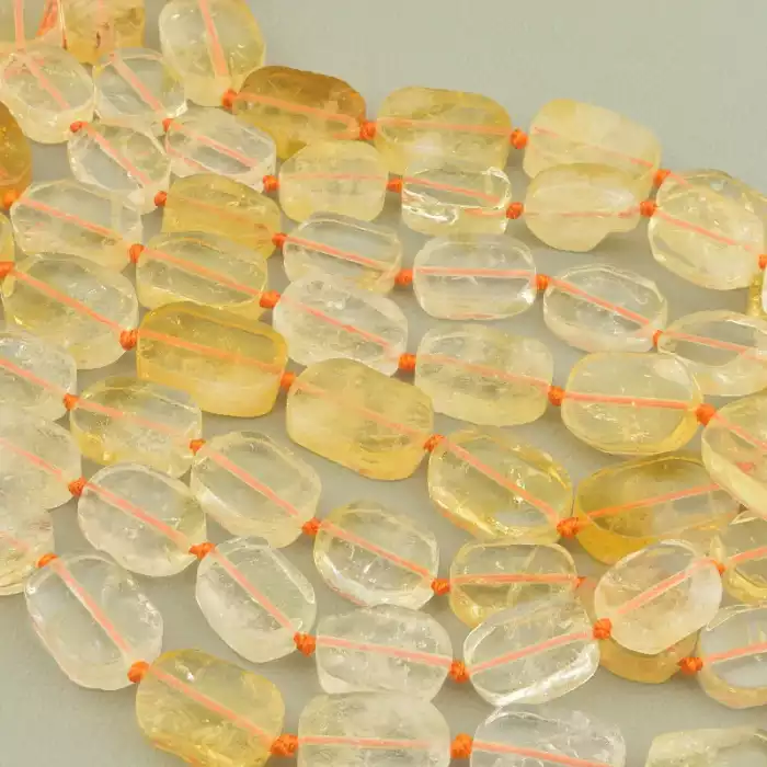 🏷️️ Нитка Цитрин 40 см (без замка) ss_83799