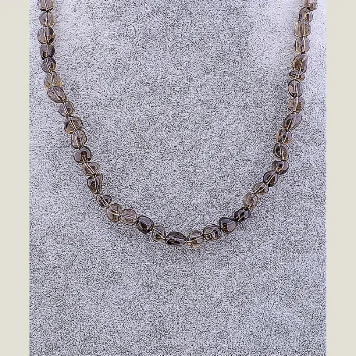 🏷️️ Намисто Раухтопаз 84 см ss_64034