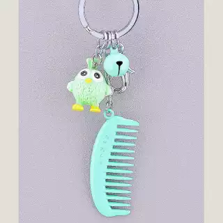 Брелок гребінець метал