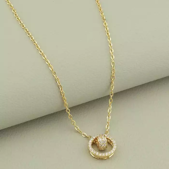 🏷️️ Підвіска Xuping Фіаніт 40 см (позолота 18к) ss_100958