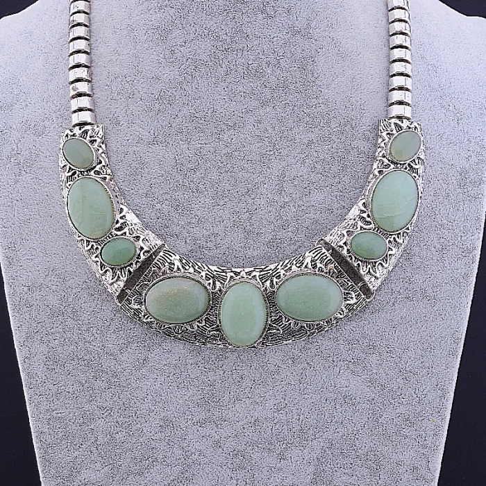 🏷️️ Підвіска-ланцюжок Нефрит 45 см ss_16612