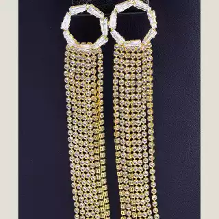 Сережки пусети FJ Фіаніт