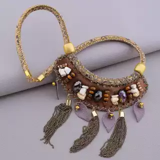 Підвіска замш 45 см Hand Made