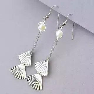 Сережки петля Xuping Майорка (родій)