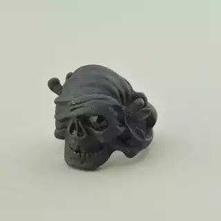 Перстень череп Crystal мм.
