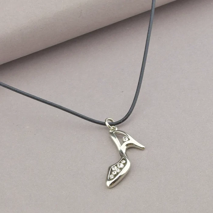 🏷️️ Підвіска туфелька Winniana Сrystal 40 см (родій) ss_88024