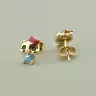 🏷️️ Сережки пусети Xuping емаль (позолота 18к) F-97076