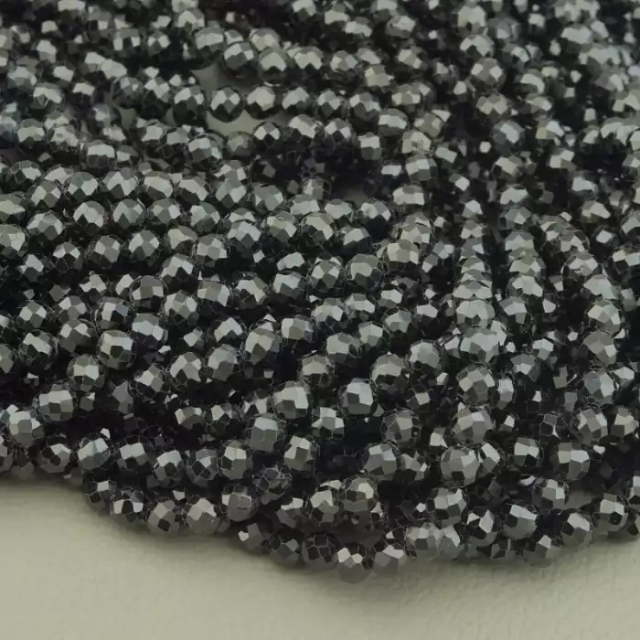 🏷️️ Нитка Циркон 38 см. 3 мм. (без застібки) ss_97289