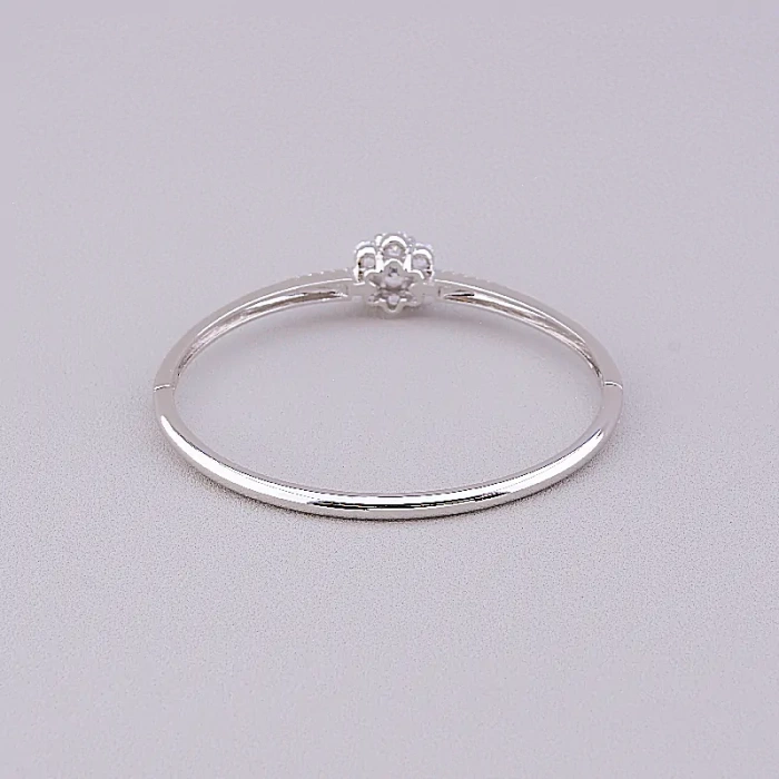 🏷️️ Браслет шарнірний Xuping Фіаніт 17 см (родій) ss_69605