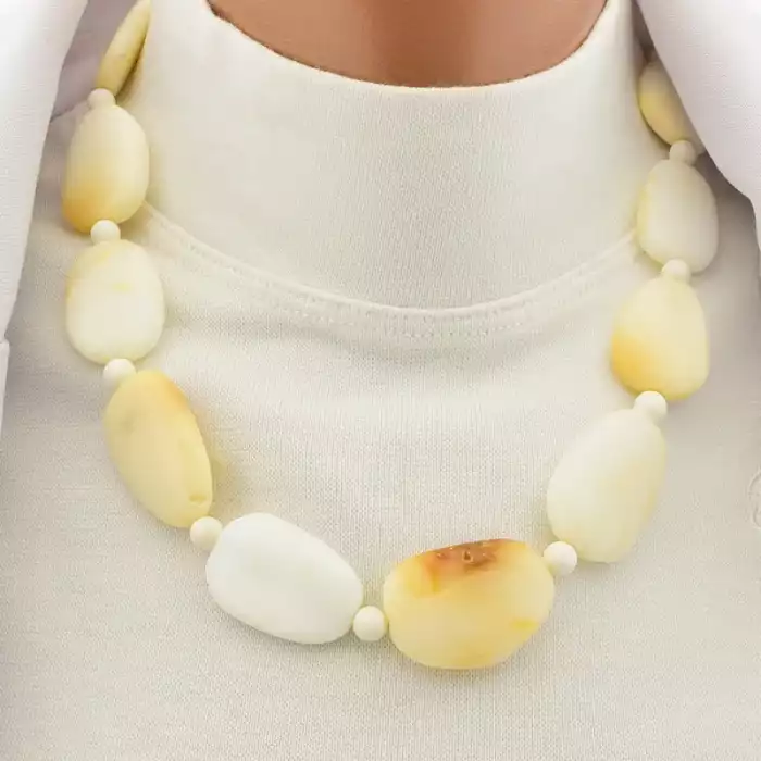 🏷️️ Намисто опал (45 см, 25х20 мм) ss_105270