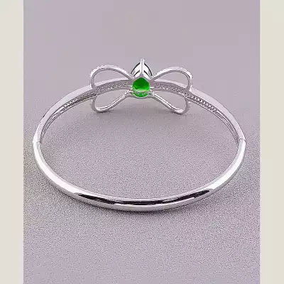 🏷️️ Браслет шарнірний Xuping Фіаніт 17 см (родій) F-58625