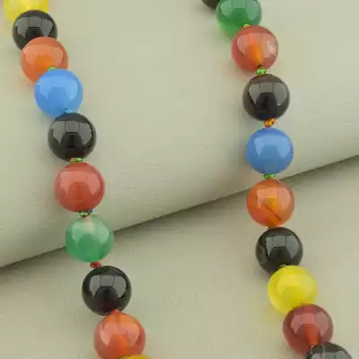 🏷️️ Намисто Агат 48 см F-59025