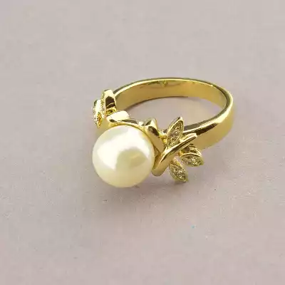 🏷️️ Набір Підвіска + Кільце + Сережки Фіаніт, Майорка 44 см. F-96496