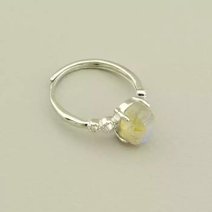 🏷️️ Каблучка Лабрадор (родій) ss_106494