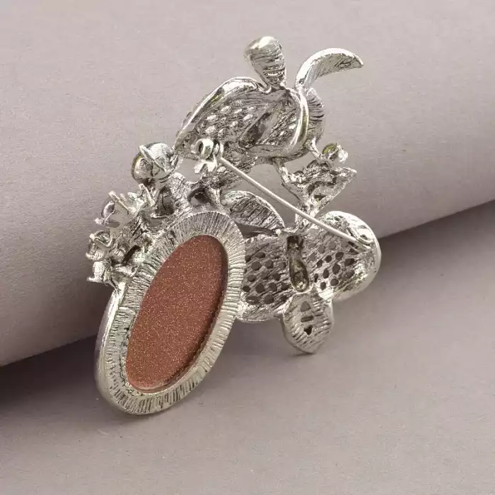 🏷️️ Брошка метелики Золотий Пісок 60х50 мм ss_74672