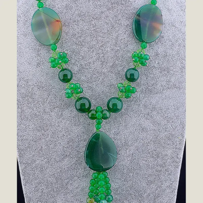 🏷️️ Намисто Агат 57 см ss_16395