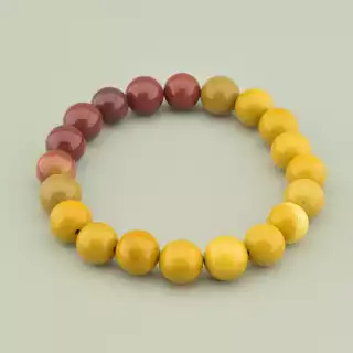Браслет резинка Яшма 19 см.