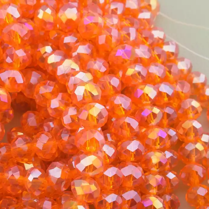 🏷️️ Нитка Чеський кришталь 40 см. 7,5 мм. (без замка) ss_94370