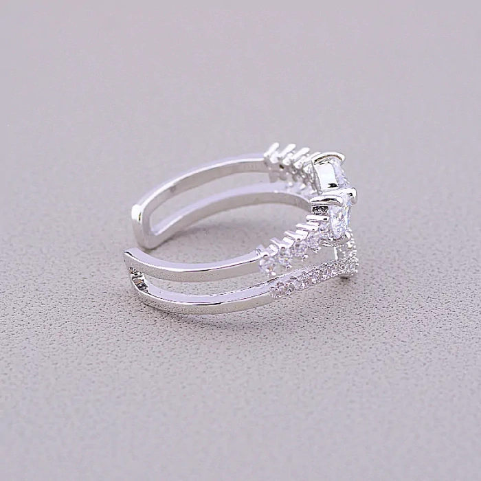 🏷️️ Каблучка Big Dipper Фіаніт (родій) ss_54931