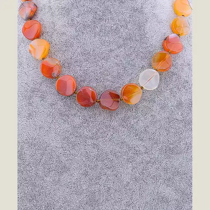 🏷️️ Намисто Сердолік 46 см ss_67253