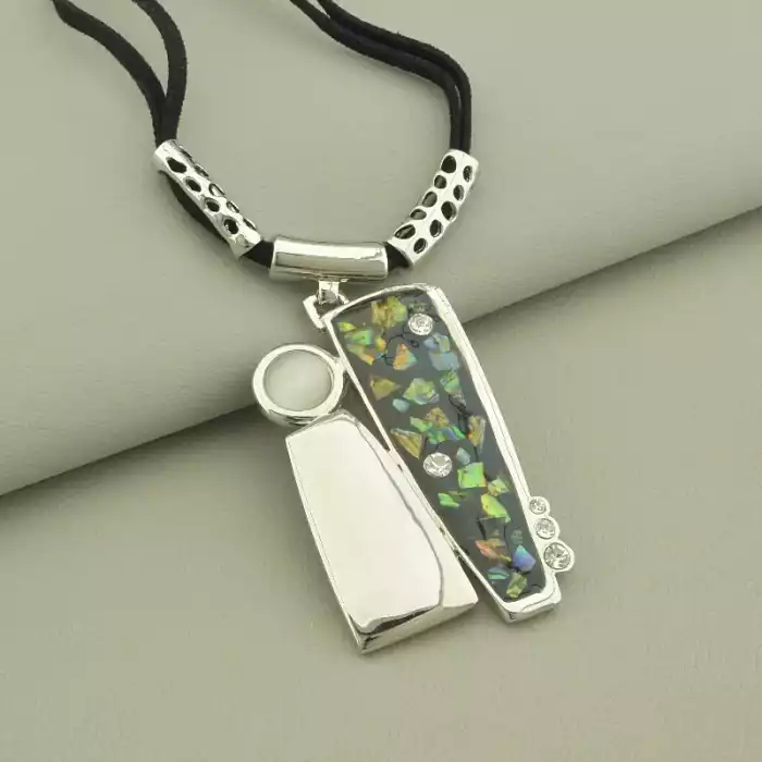 🏷️️ Підвіска+Сережки Галіотіс, Фіаніт 41 см. ss_103090