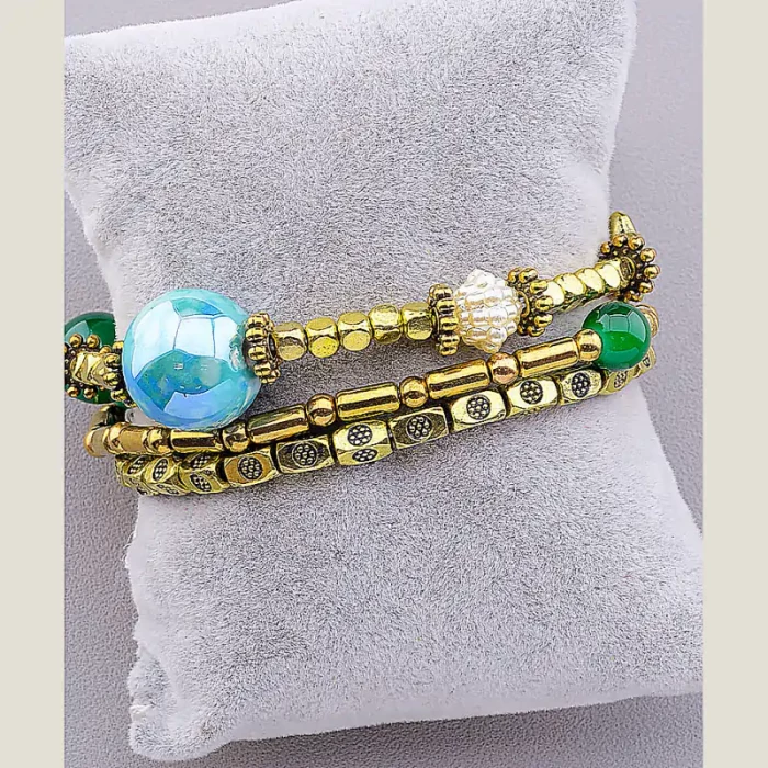 🏷️️ Браслет без застібки метал 17 см ss_18550