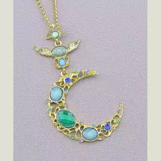 Підвіска місяць Сrystal 72 см FJ