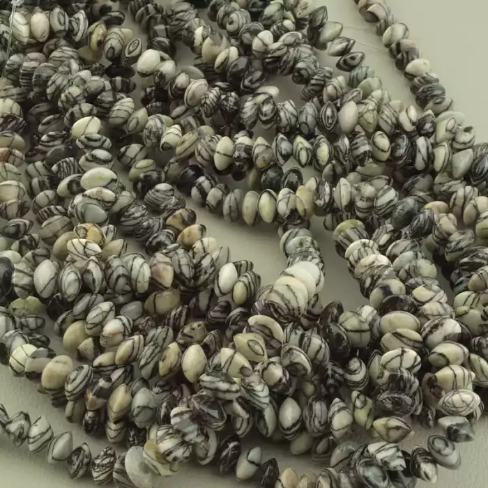 🏷️️ Намистини Яшма 40 см. на нитці (натуральне каміння, без застібки) ss_104151