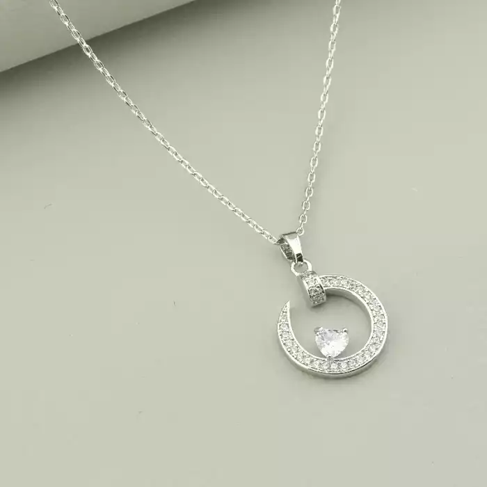 🏷️️ Підвіска Saiya Фіаніт 41 см (родій) ss_96853