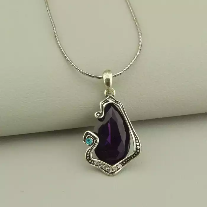 🏷️️ Підвіска+Сережки Фіаніт 45 см. ss_104459