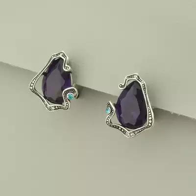 🏷️️ Підвіска+Сережки Фіаніт 45 см. F-104459