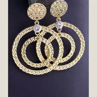 Сережки пусети Сrystal FJ