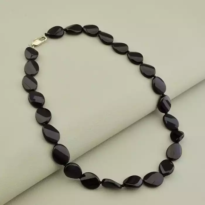 🏷️️ Намисто Агат 44 см F-106085