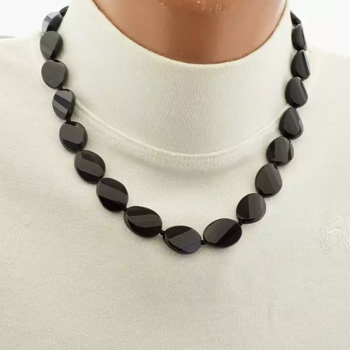 🏷️️ Намисто Агат 44 см F-106085