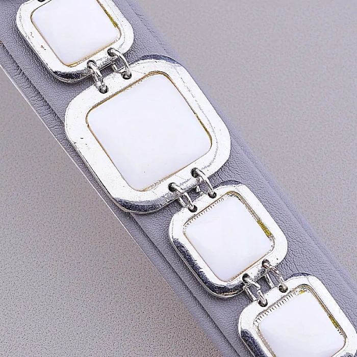 🏷️️ Браслет Перламутр 20 см ss_81616